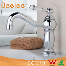 Exclusive Luxury Classic Brass Basin Faucets with Long Spout Chrome Plated